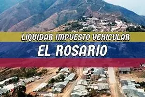 Cómo se Liquida el Impuesto Vehicular en El Rosario en 2025