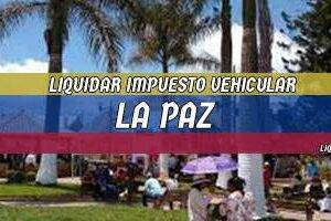 Cómo Liquidar el Impuesto Vehicular en La Paz en 2024