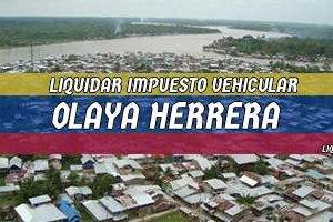 Cómo Liquidar el Impuesto Vehicular en Olaya Herrera en 2024