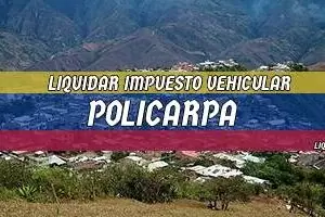 Cómo se Liquida el Impuesto Vehicular en Policarpa en 2025