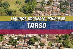 Cómo Liquidar el Impuesto Vehicular en Tarso en 2024