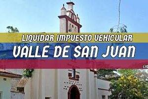 Cómo Liquidar el Impuesto Vehicular en Valle de San Juan en 2024