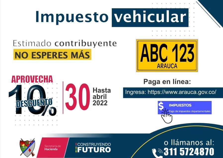 descuento pronto pago impuesto vehicular