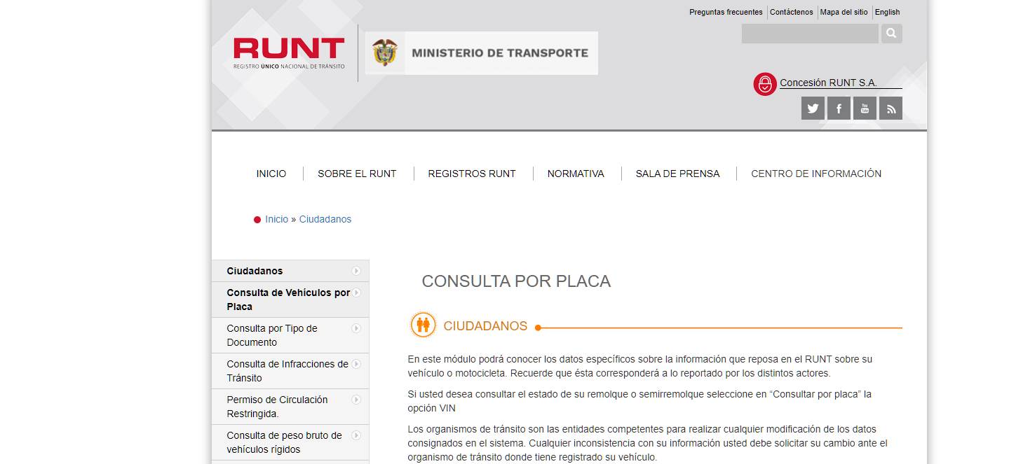 ᐈ Consultar Runt por Placa ♻️【 Guía Fácil