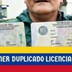 Duplicado Licencia Conducción
